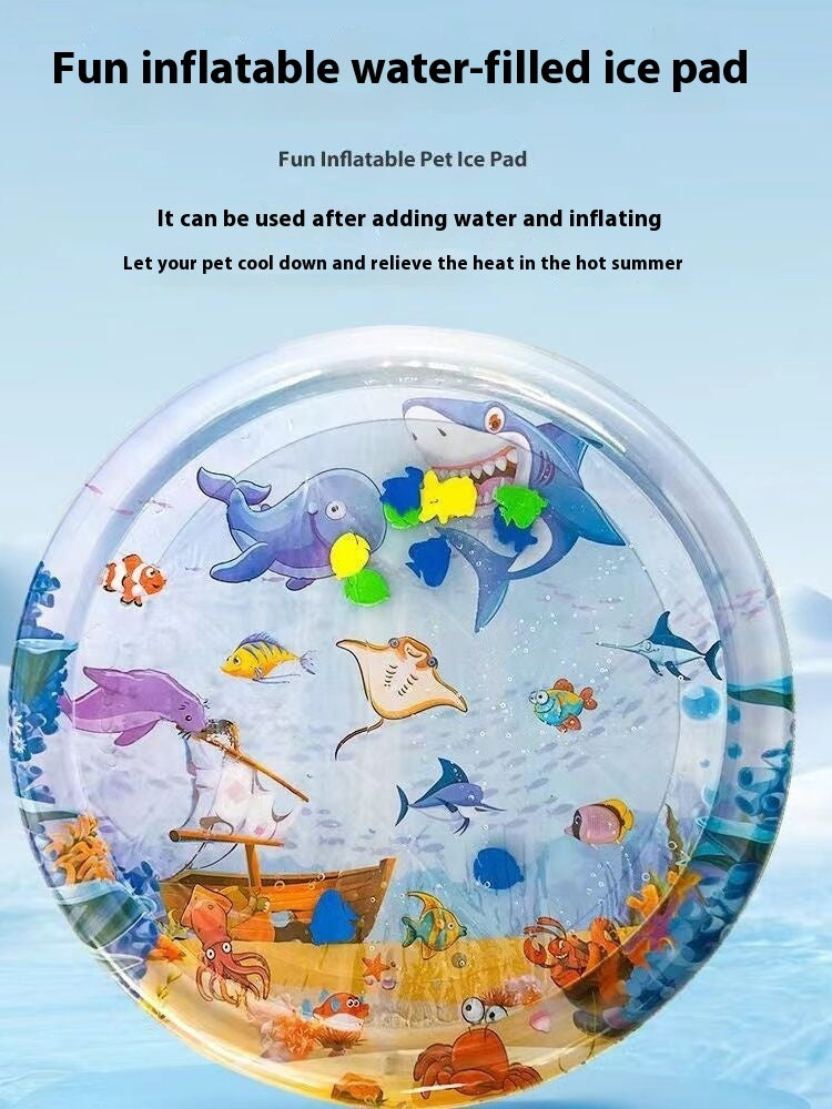 犬猫用 クールウォーターマット 夏用 冷却ベッド ペット用スクエアマット