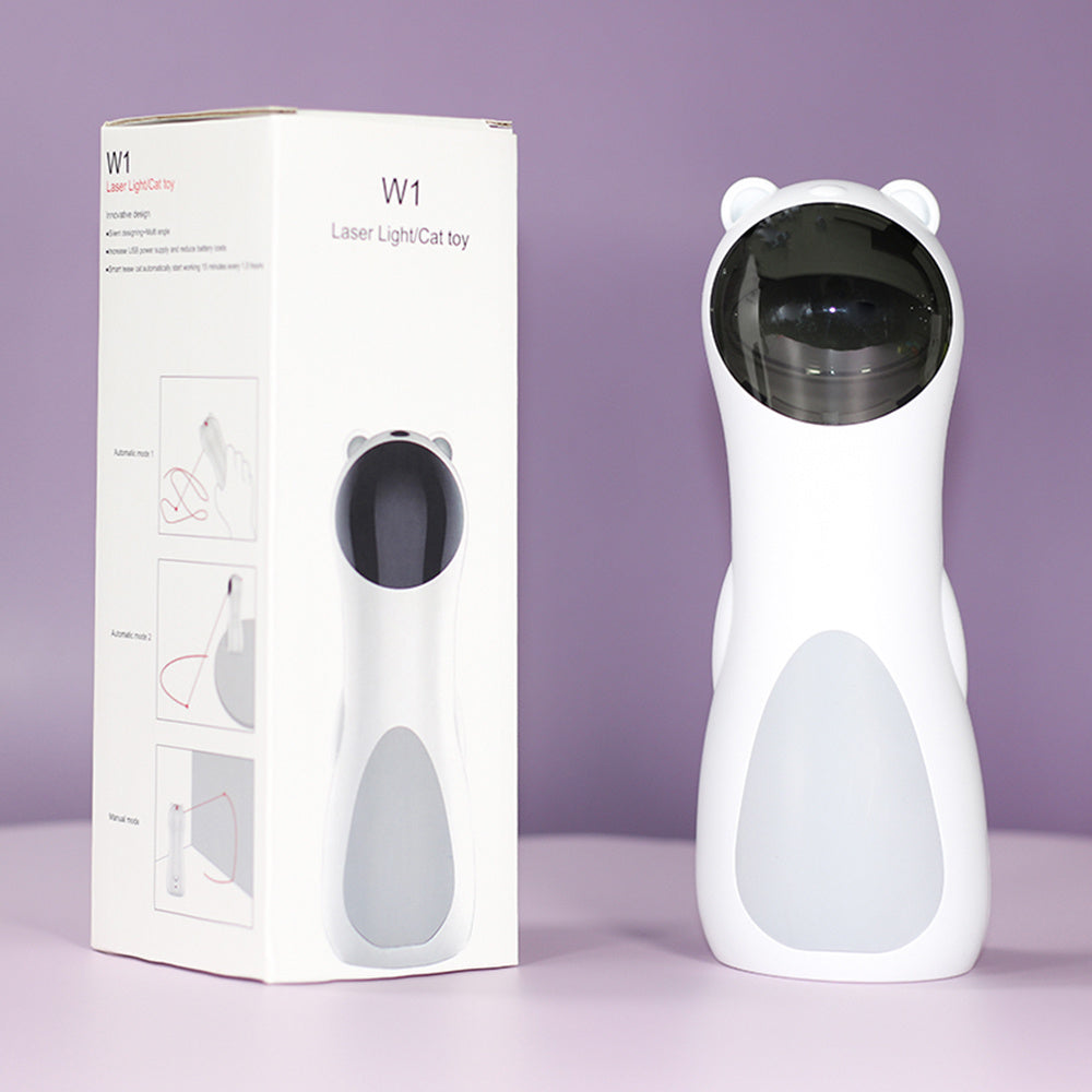 自動レーザー猫おもちゃ LED レーザーポインター くま型
