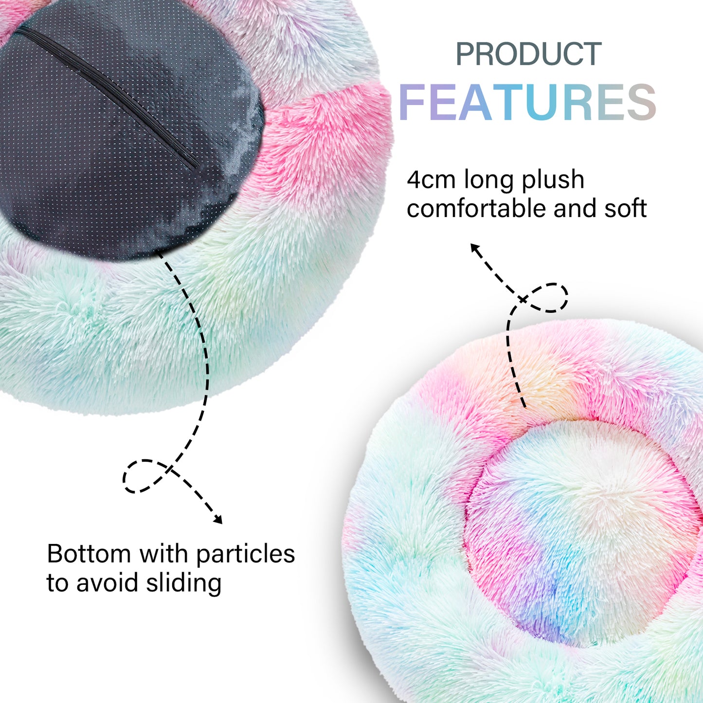 ペット用 ふわふわ安眠ベッド｜犬・猫対応