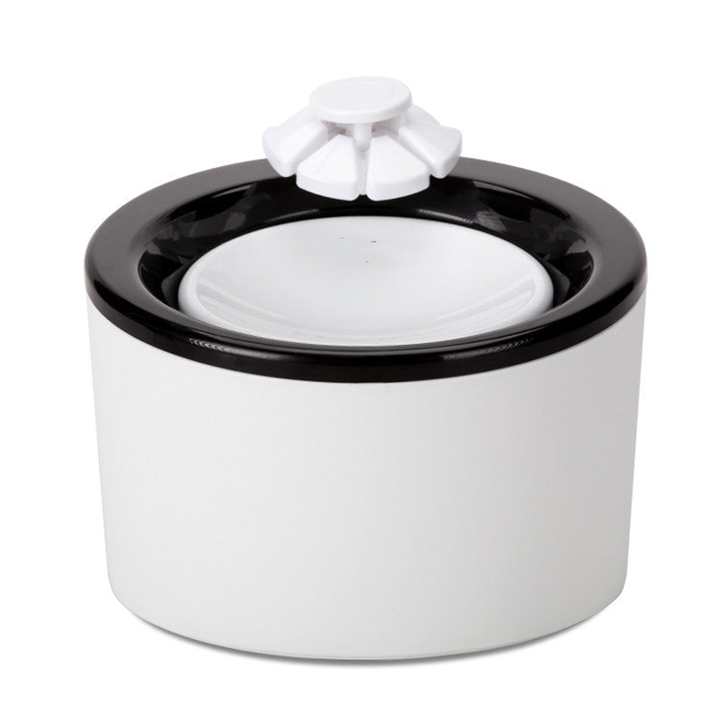 犬猫用 自動給水機 プラスチック製 ホワイト