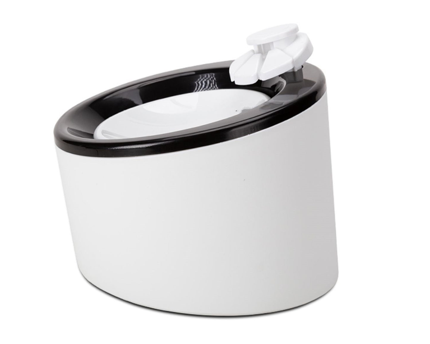 犬猫用 自動給水機 プラスチック製 ホワイト